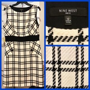 NINE WEST Houndstooth Dress